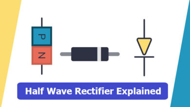 A picture showing a half wave rectifier